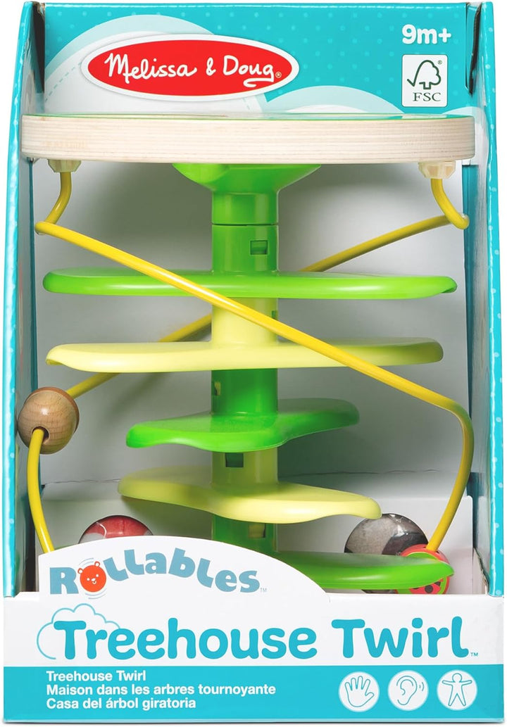Melissa & Doug - Rollables Baumhaus - Aktivitätsspielzeug für die frühe Entwicklung von Kindern ab 1