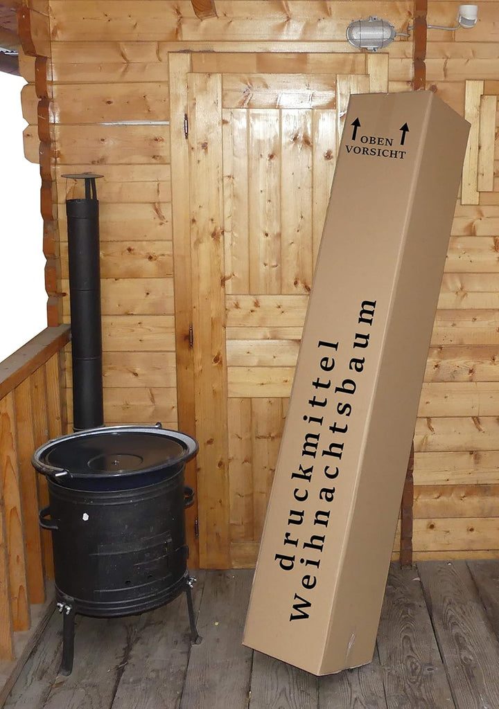 Echter Weihnachtsbaum - Nordmanntanne - frisch geschlagen Christbaum Tannenbaum (Tanne, 80-100 cm)