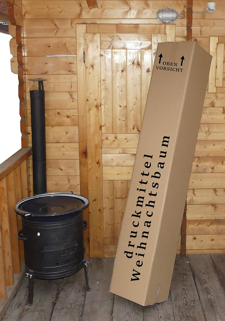 Echter Weihnachtsbaum - Nordmanntanne - frisch geschlagen Christbaum Tannenbaum (Tanne, 100-120 cm),