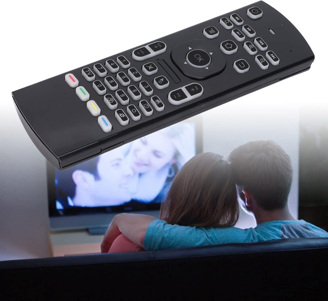 Air Fly Mouse Keyboard, Kabellose Fernbedienung mit Hintergrundbeleuchtung, für Android TV Box PC La
