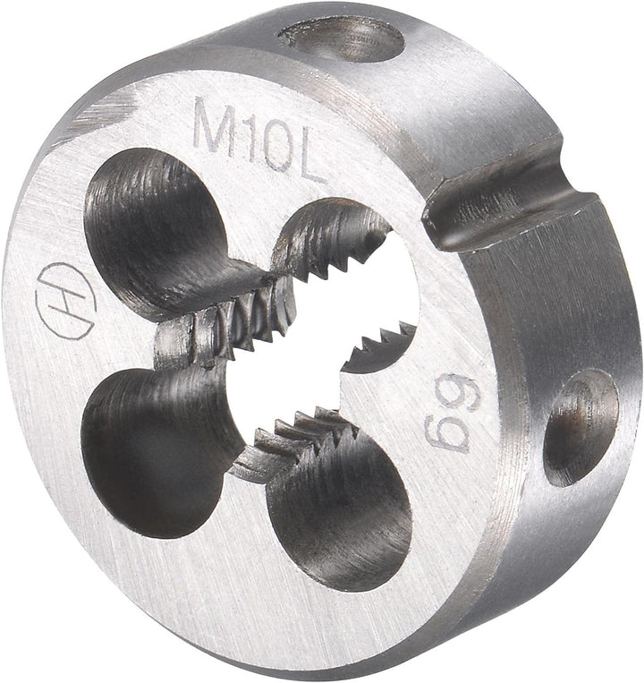 sourcing map M10 x 1,5mm Linksgewindebohrer Matrizengewindebohrer Legierungswerkzeug