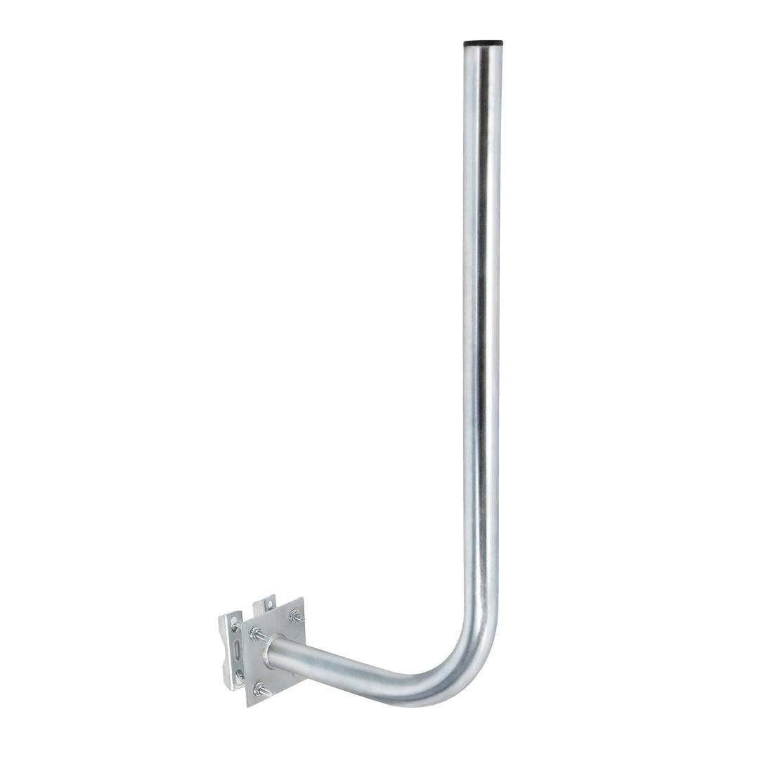 Premium X 30cm Wandhalter 70cm Mast Stahl Ø 38mm mit Zahnschellen Wetterstation Wand-Halterung extra