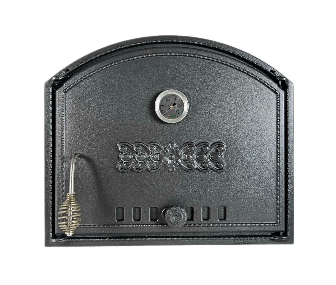 Sellon24® Ofentür aus Gusseisen Backofentür Steinofentür Pizzaofen 485x410