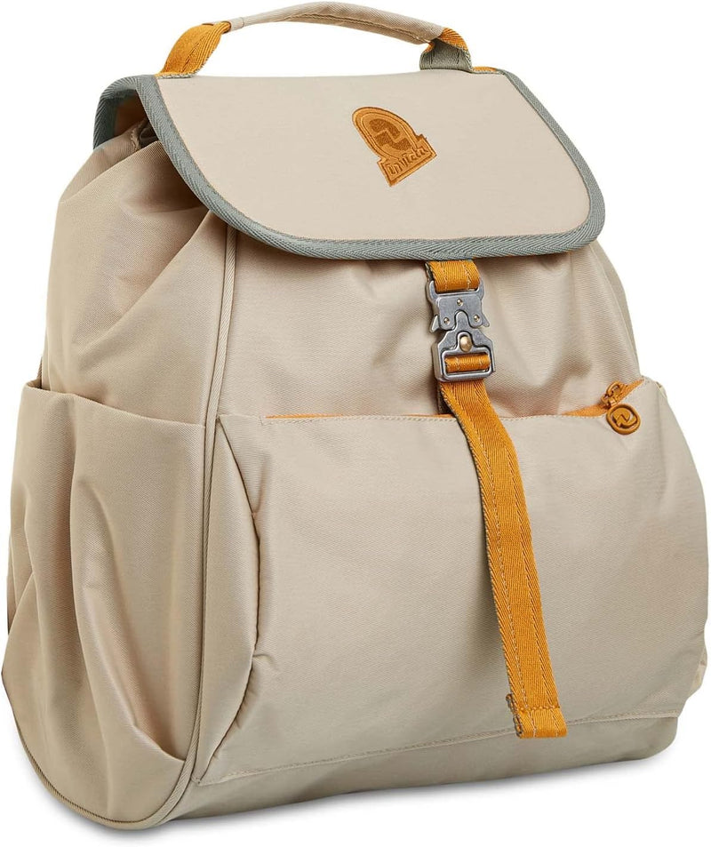 Invicta Rucksack Way Me, Beige - Studium, Arbeit & Freizeit - Seitentaschen Weiss, Weiss