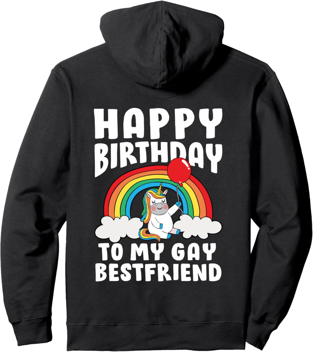 Schwule Und Lesben Happy Birthday To My Gay Bestfriend Pullover Hoodie