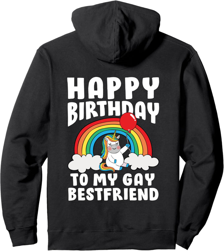 Schwule Und Lesben Happy Birthday To My Gay Bestfriend Pullover Hoodie