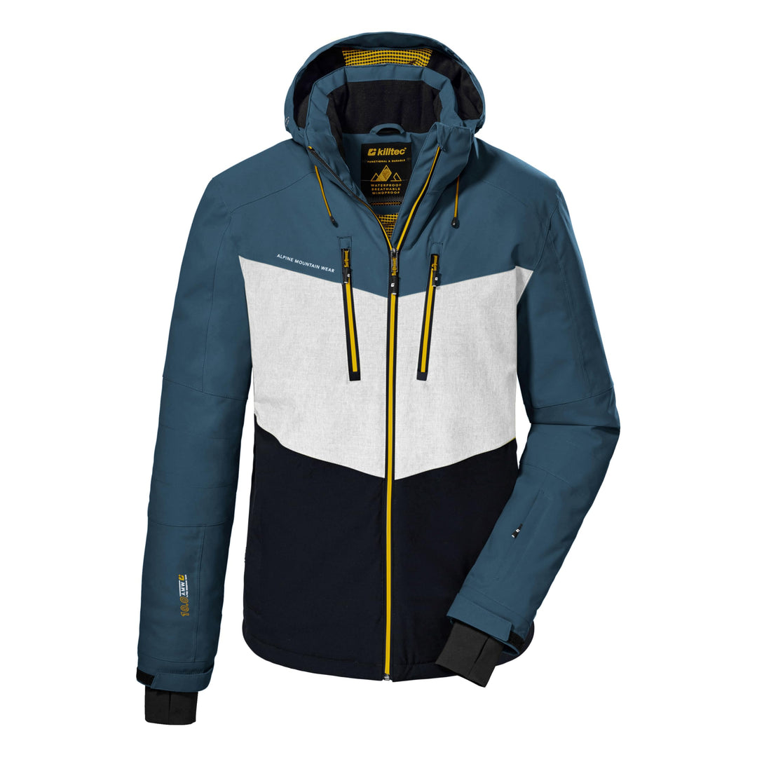 Killtec Herren Ksw 45 Mn Ski Jckt Skijacke/Funktionsjacke mit abzippbarer Kapuze und Schneefang S st