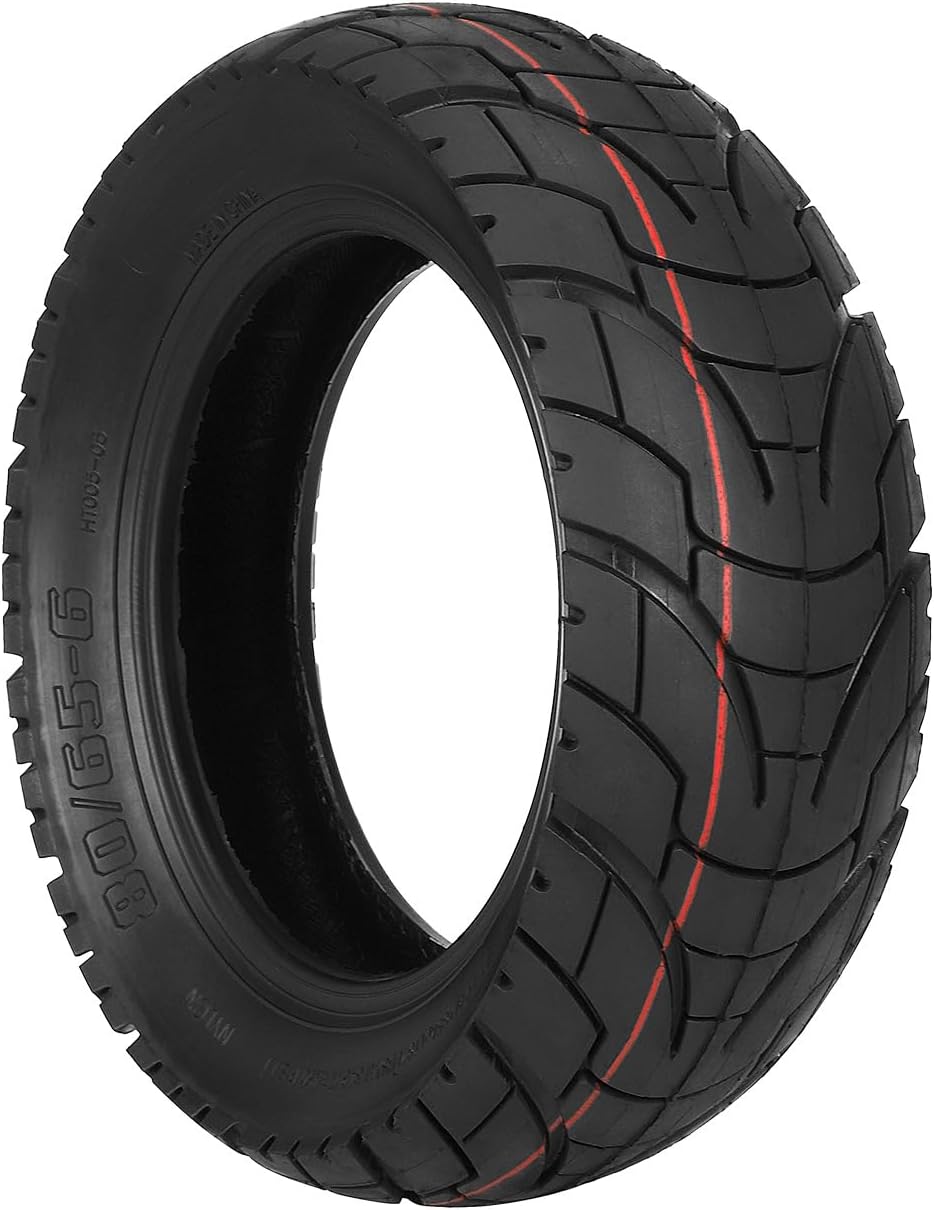80/65-6 Strassenreifen Verdickter 10-Zoll-Luftreifen für Kukirin G2 MAX,Kukirin G3 Pro,Kugoo M4/M4 P
