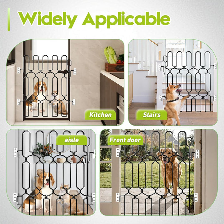 Treppenschutzgitter ohne Bohren, Hundegitter, Treppengitter, Absperrgitter Hund, Türgitter Hunde, Ha