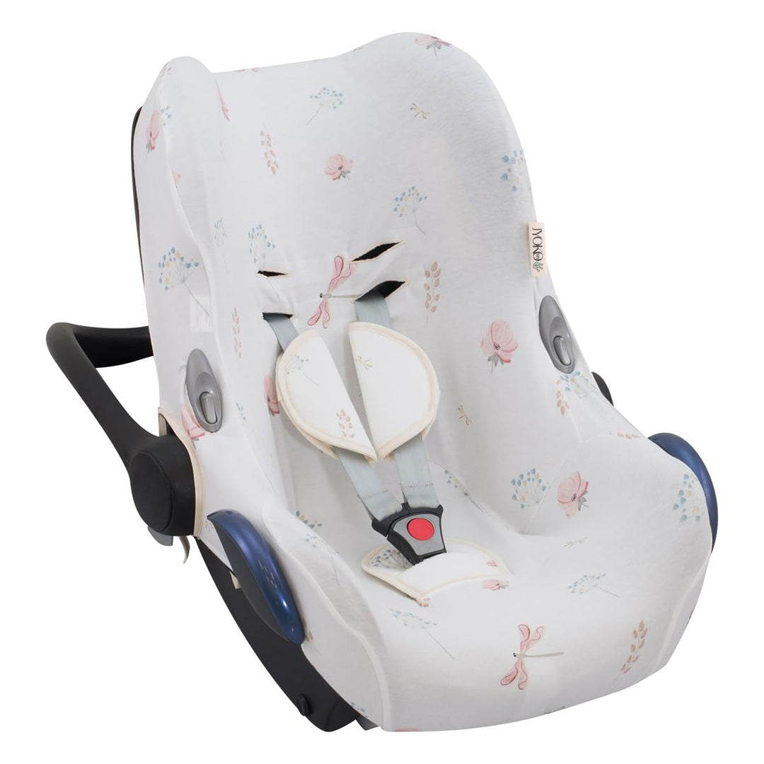 JYOKO Kids Bezug für Autositz kompatibel mit Maxi Cosi Cabriofix, City Streety, aus Baumwolle (Drago