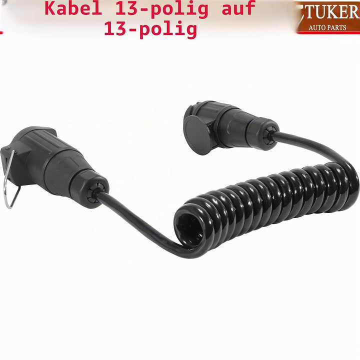 Anhänger Verlängerungskabel 13 Adrig Max.1.9M,13 auf 13 Adapter Anhänger Verlängerung Kabelverbinder