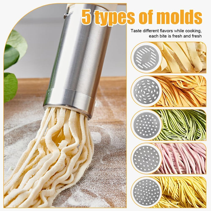 CEWROM Nudelmaschine Elektrische Handheld, Automatische Handheld Noodle Maker, Nudelmaschine Tragbar