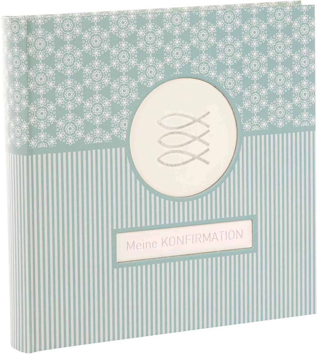 goldbuch 03143 Fotoalbum für die Konfirmation, Mandala, Erinnerungsalbum 25x25 cm, Fotobuch mit 60 w