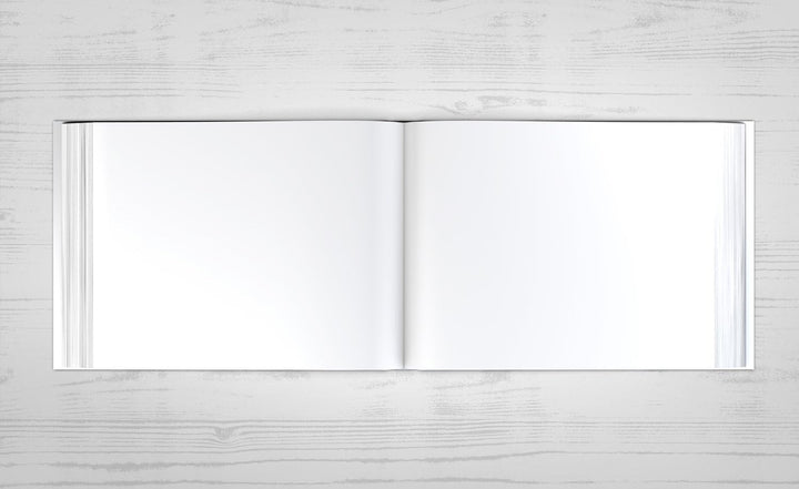 Gästebuch Hochzeit - Hardcover, ohne Fragen, A4 quer, Butterfly Heart (hell grün), Hell Grün