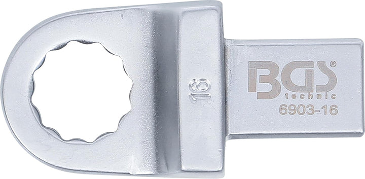 BGS 6903-16 | Einsteck-Ringschlüssel | 16 mm | Aufnahme 14 x 18 mm, 16 mm