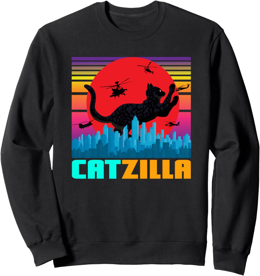 Catzilla - Japanischer Sweatshirt
