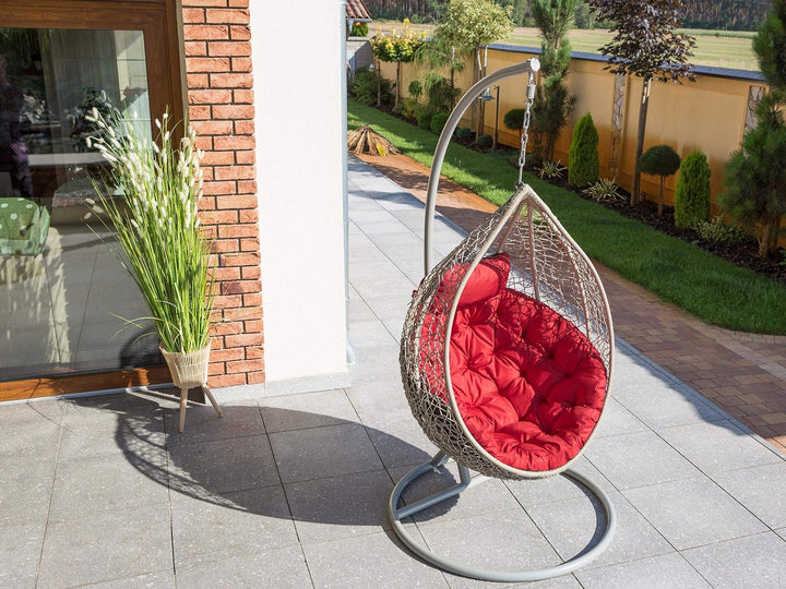 Bjird Hängesessel Kissen, Polster, Auflage für Polyrattan & Rattan Hängeschaukel, Sitzauflage für Hä