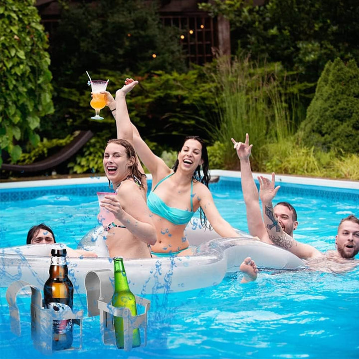 4 Stücke Getränkehalter Poolrand, Pool Becherhalter, Poolside Getränkehalter, Getränkehalter Pool, z