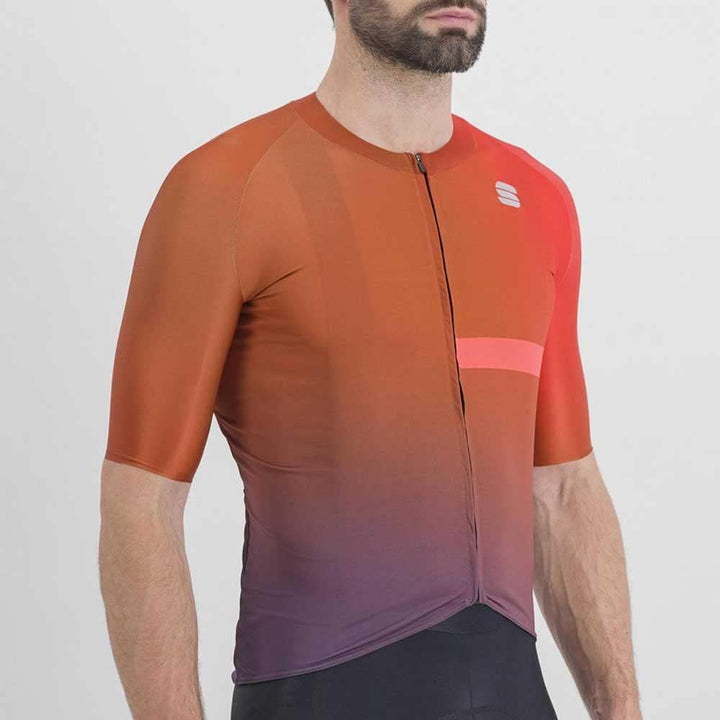 Sportful Herren Bomber Jersey Sweatshirt XXL Cayenna Red Pompelmo