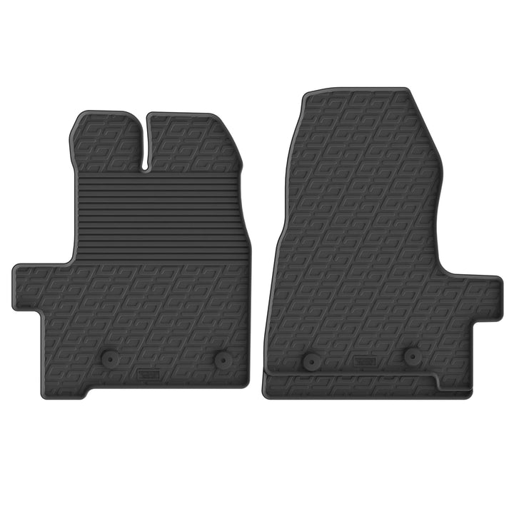 Gledring Satz Gummimatten kompatibel mit Ford Transit Custom 3/2016-12/2017 (G Profil 2-teilig + Mon