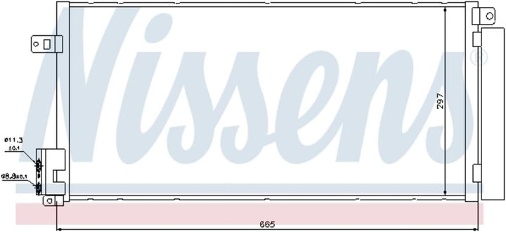 Nissens 94899 Klimakondensator