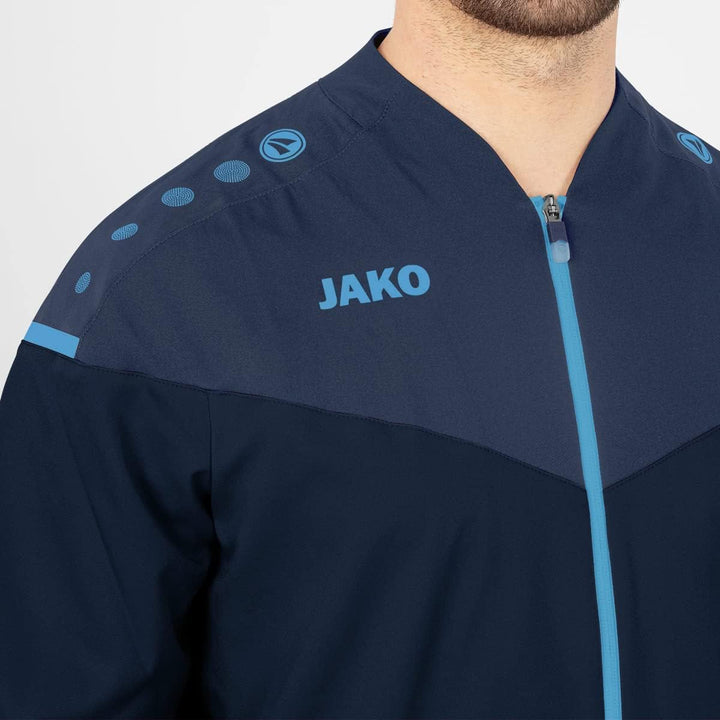 JAKO Herren Präsentationsjacke Champ 2.0 M Marine/Darkblue/Skyblue, M Marine/Darkblue/Skyblue