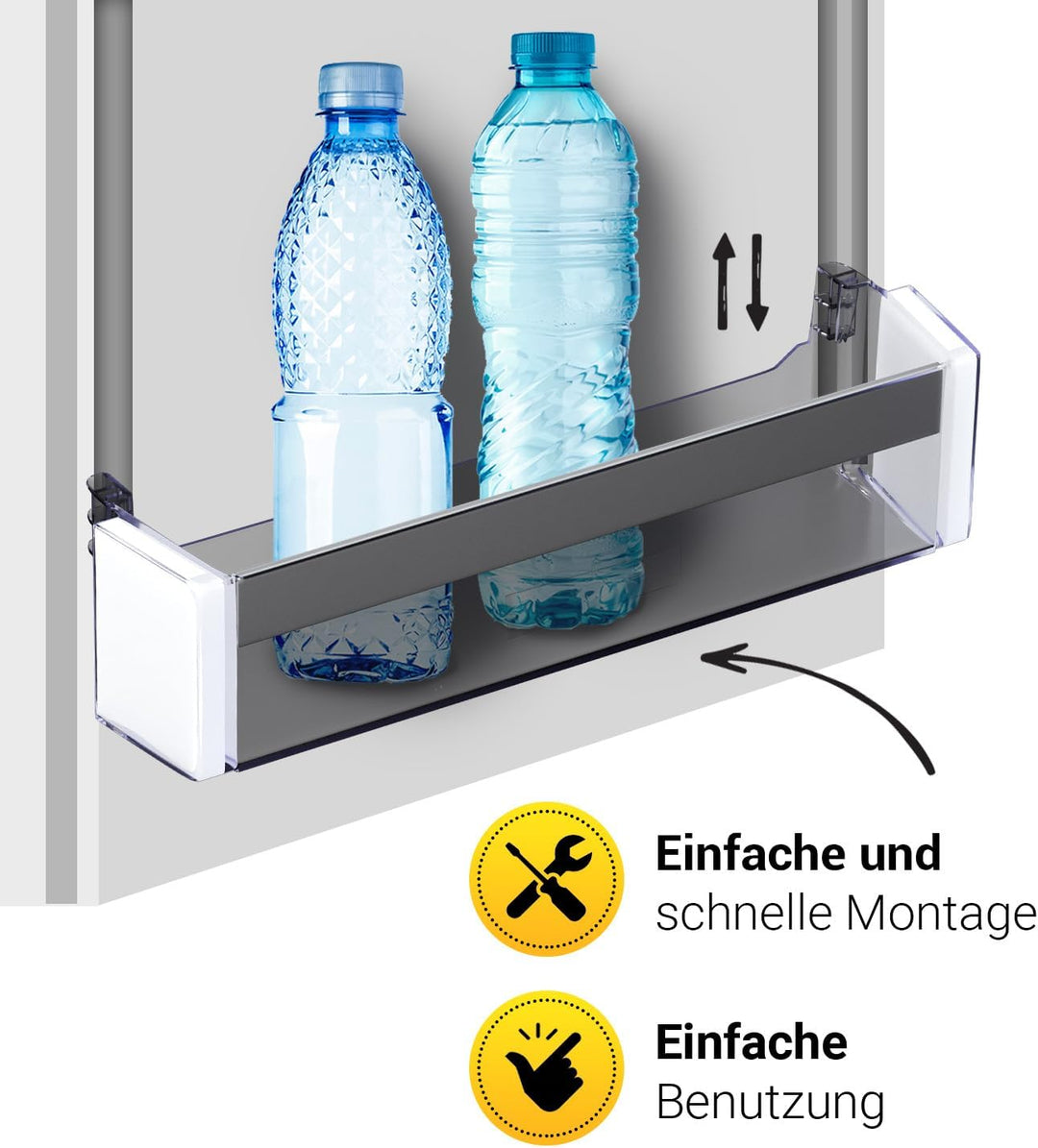 Flaschenhalter Flaschenfach für Kühlschrank Ersatz für Bosch Siemens 743239 00743239 Absteller Flasc