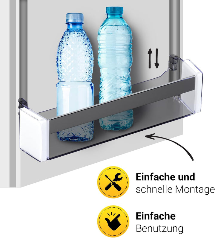 Flaschenhalter Flaschenfach für Kühlschrank Ersatz für Bosch Siemens 743239 00743239 Absteller Flasc