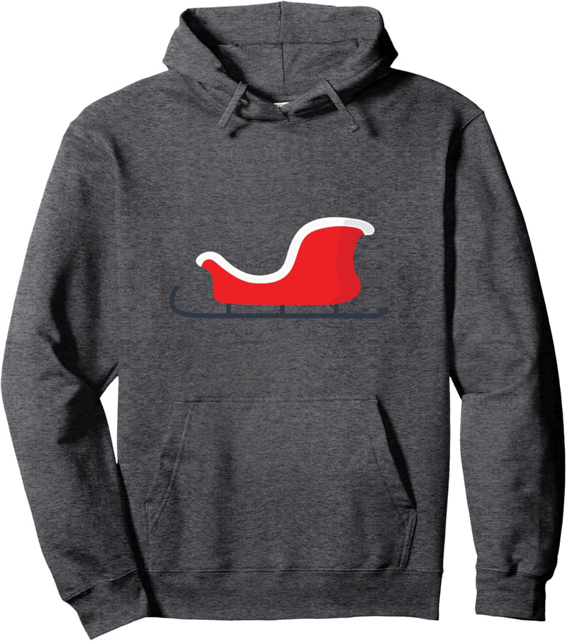 Roter Schlitten Pullover Hoodie