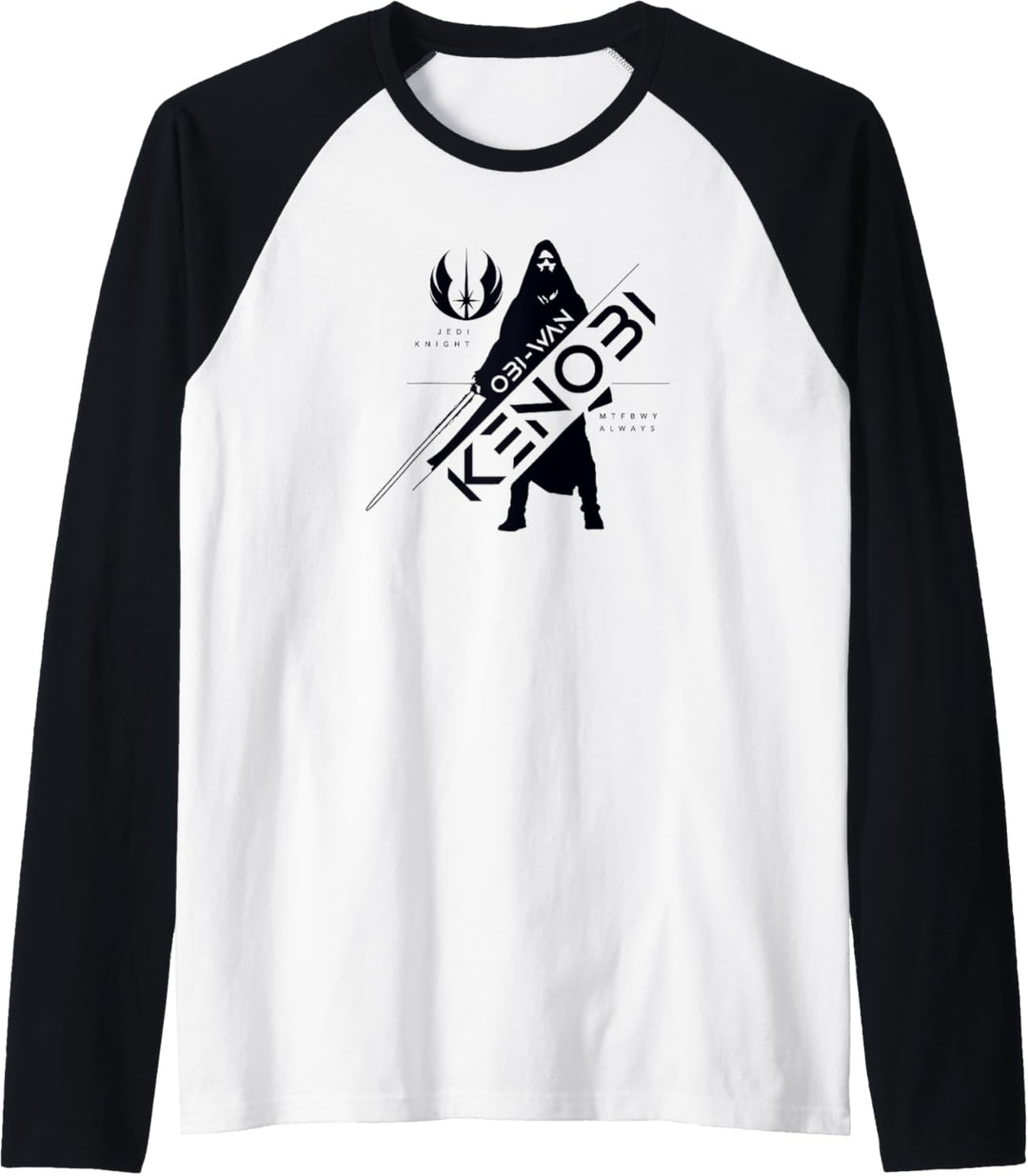 Star Wars: Obi-Wan Kenobi Jedi Order Emblem Silhouette Raglan