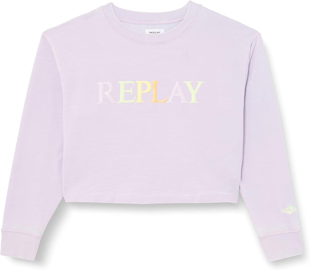 Replay Mädchen Sweatshirt 4 Jahre 921 Lavander, 4 Jahre 921 Lavander