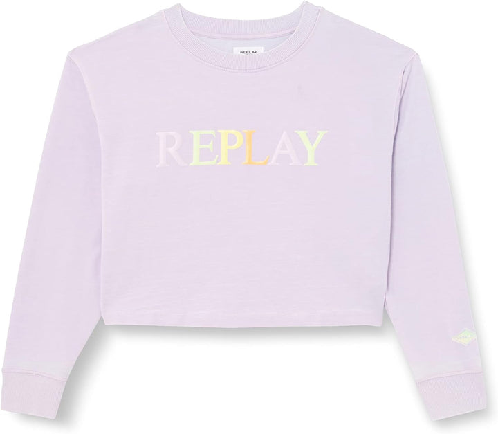 Replay Mädchen Sweatshirt 4 Jahre 921 Lavander, 4 Jahre 921 Lavander