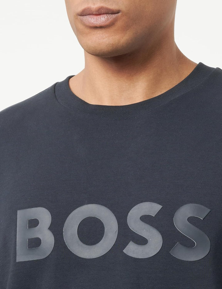 BOSS Herren Salboart Sweatshirt M Dark Blue, M Dark Blue