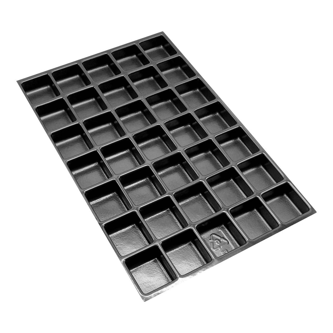 BISLEY MultiDrawer Schubladeneinsatz A4 35 Fächer für alle DIN A4 Schubladen, Metall, 800 Kunststoff