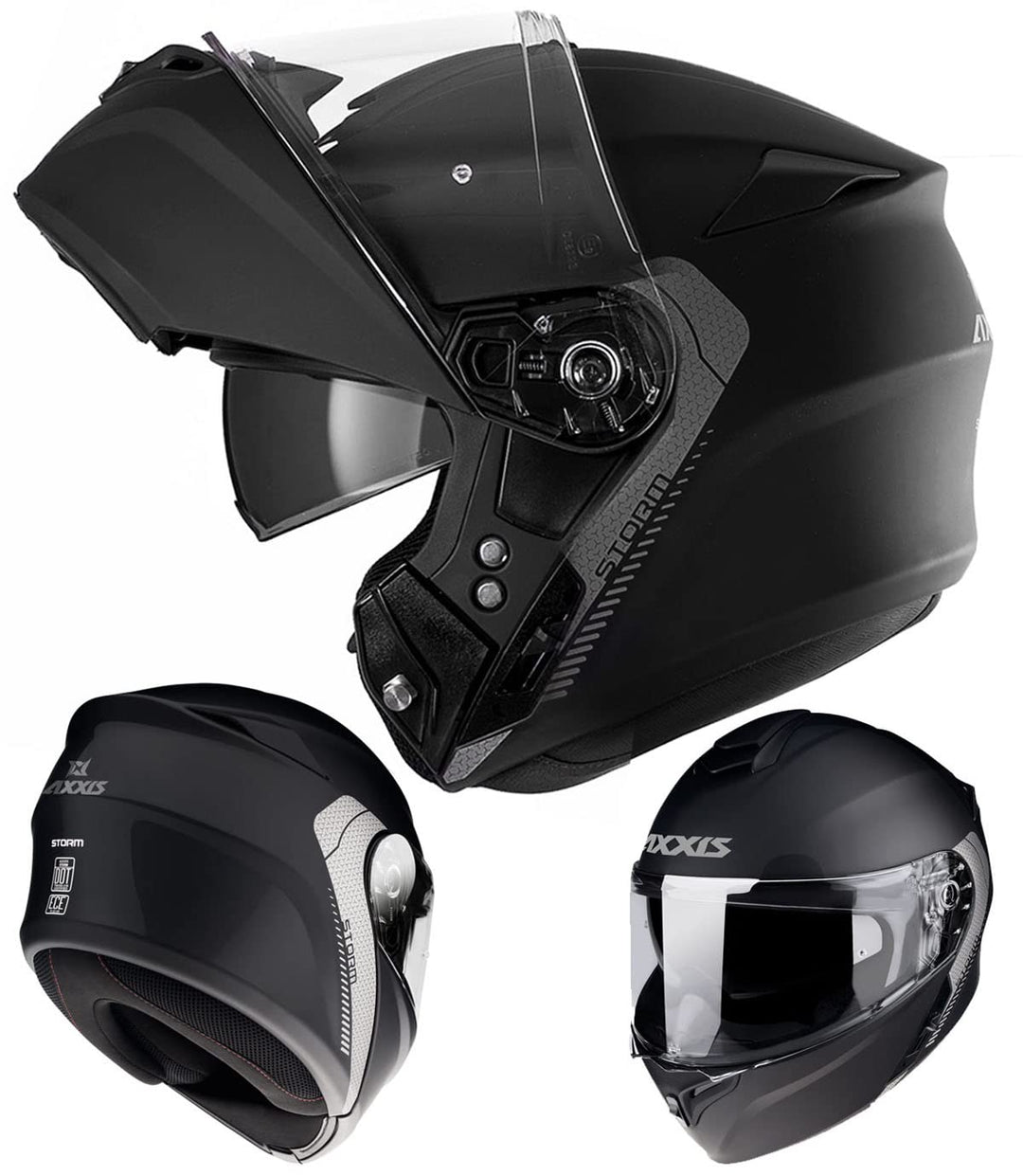 AXXIS Storm Flip Up Helm, Klapphelm, M