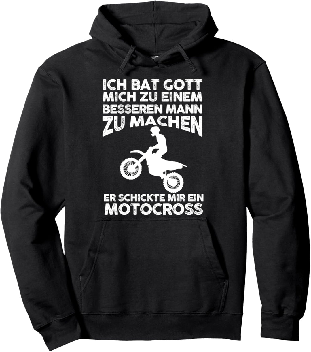 Motocross Crossfahrer Pullover Hoodie