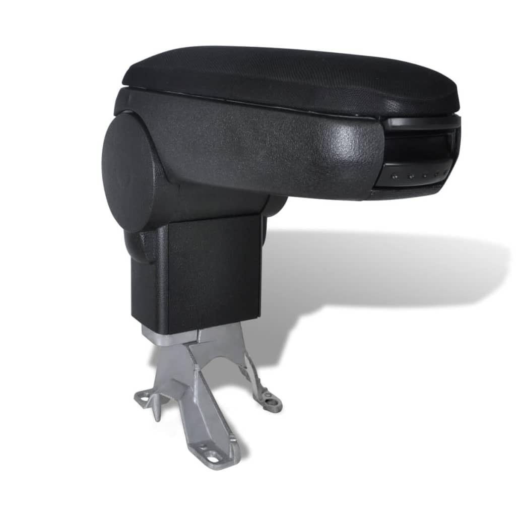 vidaXL Auto Armlehne mit Staufach Schwarz Mittelarmlehne Mittelkonsole Konsole passend für vw golf 4