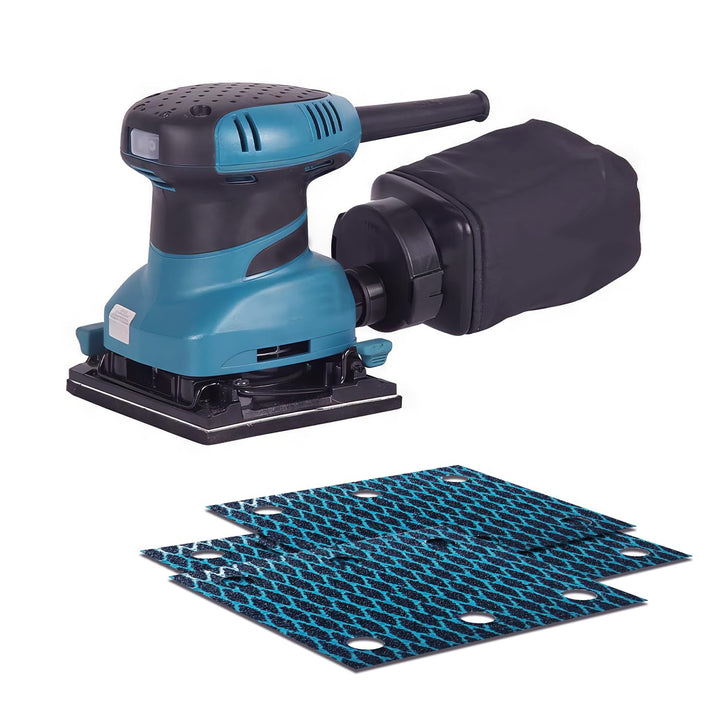 GZKTY 70 Stück Schleifpapier 115 x 101mm - 6 Loch Locher - Körnung 120 - Schleifpapier für Schwingsc