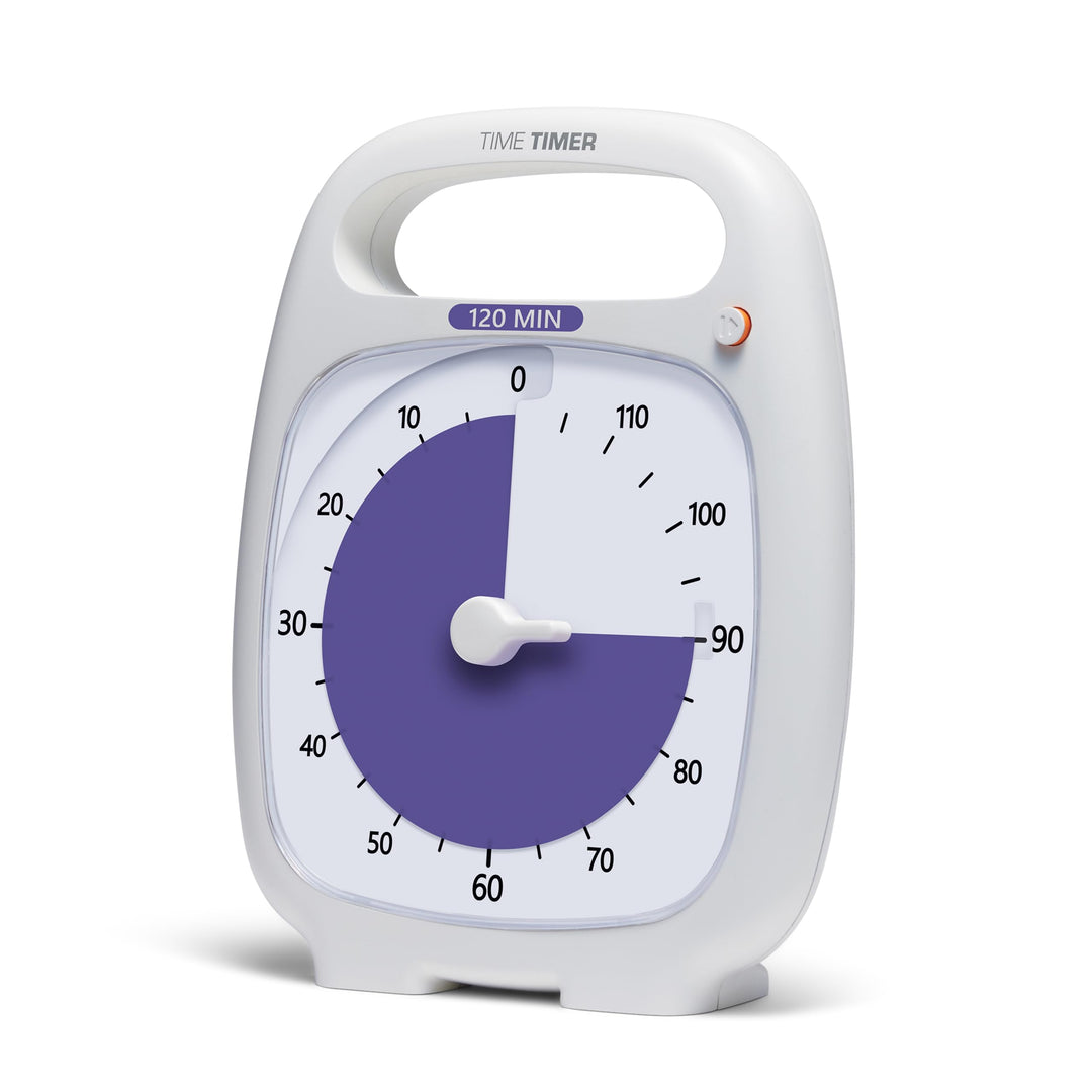 Time Timer Plus 120 Minute Visueller Timer - 'Make Time Edition' Countdown-Uhr (anthrazit) Richtlini