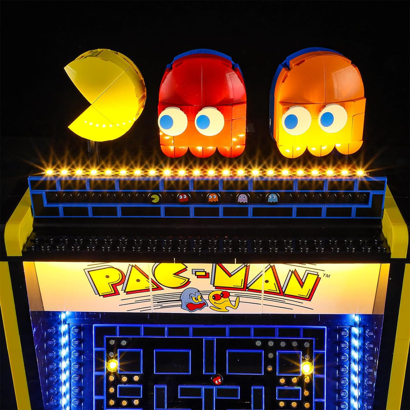 BRIKSMAX 10323 Led Licht für Lego PAC-Man Spielautomat - Compatible with Lego Icons Bausteinen Model