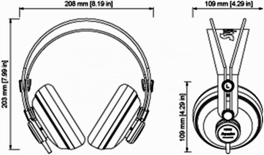 Superlux HD-662 Studio-Kopfhörer mit geschlossener Rückseite
