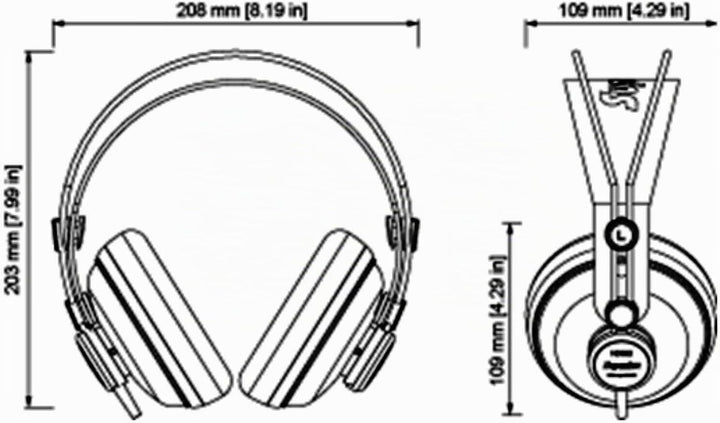 Superlux HD-662 Studio-Kopfhörer mit geschlossener Rückseite