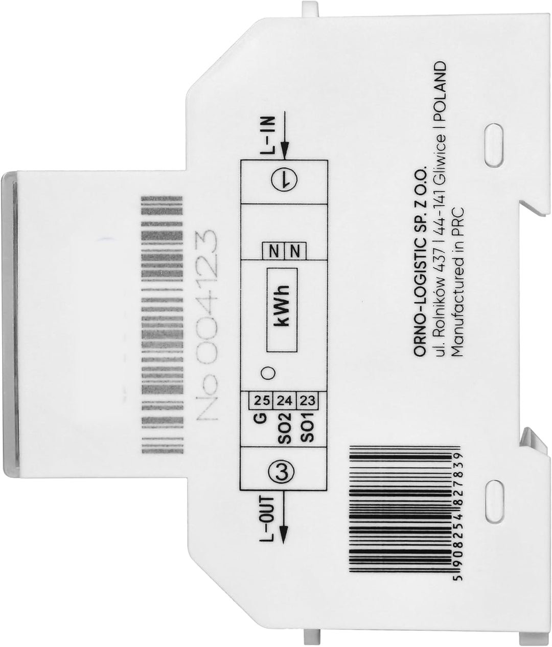 Stromzähler Hutschiene 1-Phasen DIN-Schienenmodul TH-35mm für PV-Solarsysteme 100A MID (standard), s