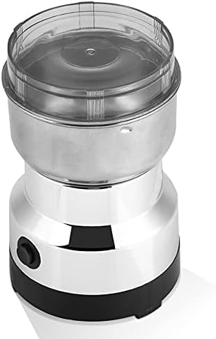 Kaffeemühle Elektrisch, Edelstahl Gewürzmühle Kaffee Mühle mit Schlagmesser, Multifunktionale Mühle,