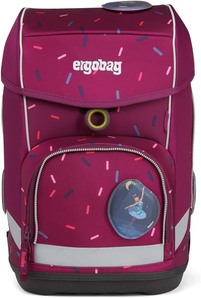 ergobag cubo Set - ergonomischer Schulrucksack, Set 5-teilig Einheitsgrösse Der NussknackBär -