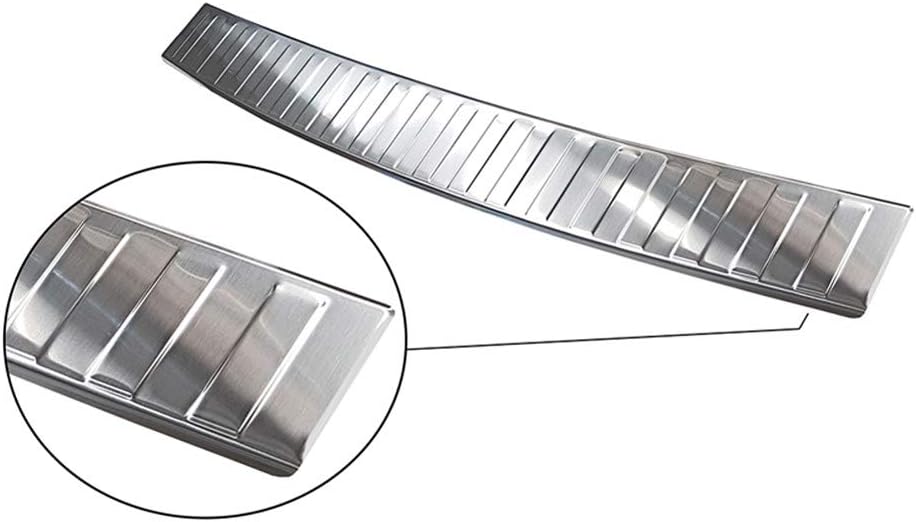Avisa Edelstahl Heckstossstangenschutz kompatibel mit Mercedes B-Klasse W245 2005-2008 'Ribs'