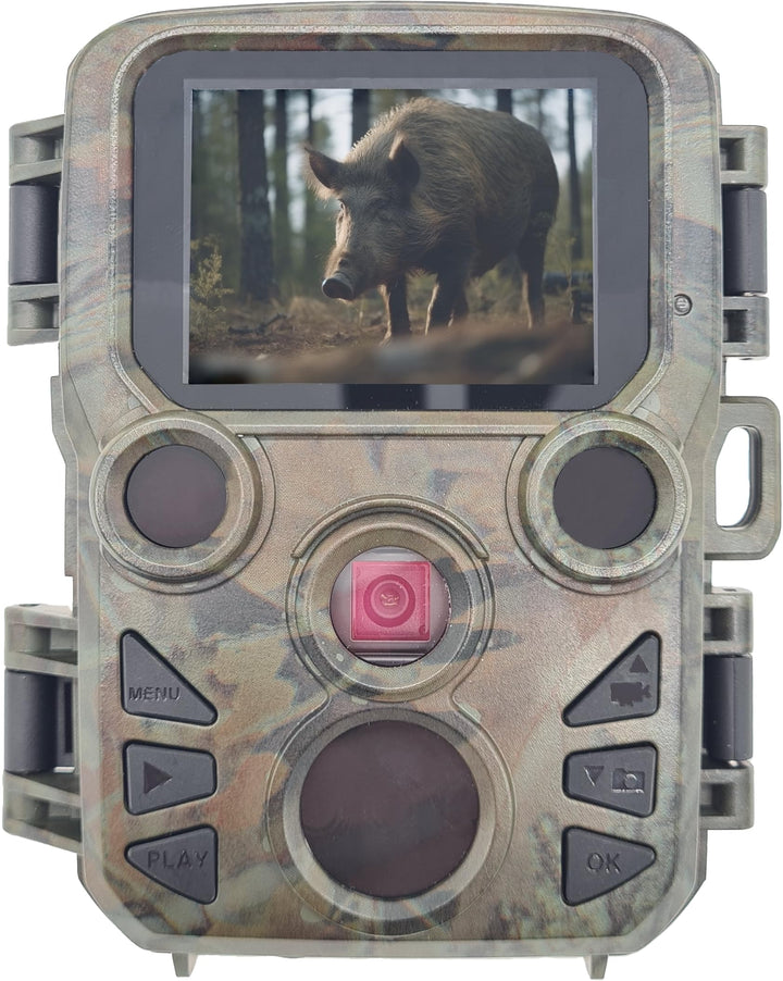 Berger + Schröter Mini 12MP Wildkamera bis 32 GB Full HD PIR Bewegungsmelder 850nm Black-LEDs Video