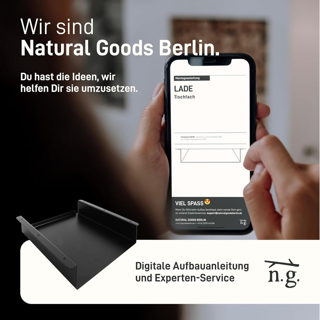 1x Tischfach LADE Schreibtisch Ablage Schublade Unterkonstruktion Halterung hängend Organizer Materi