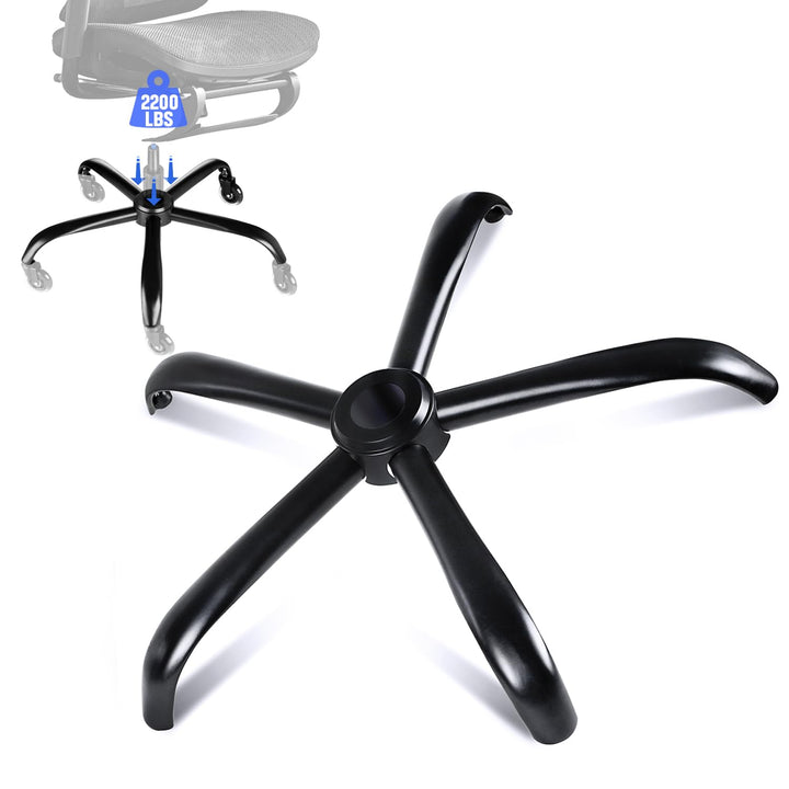 Mastery Mart Ersatz-Bürostuhl-Basis, 71,1 cm, strapazierfähig, 1134 kg, Metallbein, verstärkt zur Re