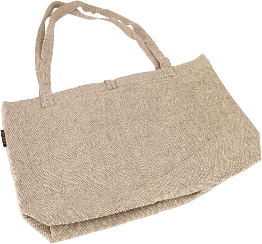 GURU SHOP Ethno Yogamattentasche, Tasche für Yogamatte, Yogatasche, Strandtasche, Shopper - Leinenfa